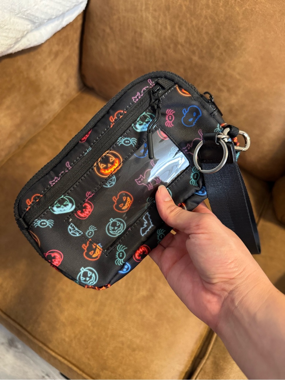 Neon Halloween Crossbody Wallet – Halloween Edition